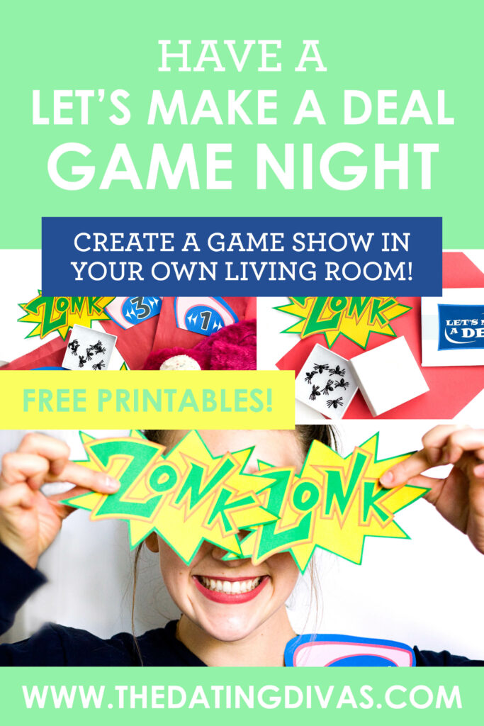 We LOVE game shows! This Let's Make a Deal game night is such a fun group date! #groupdate #letsmakeadealgame