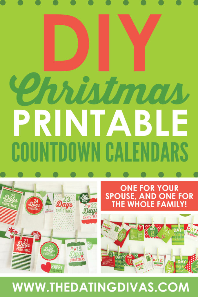 These adorable Christmas Countdowns Printable packs will make your Christmas extra special this year! #ChristmasCountdown #Christmas #Family