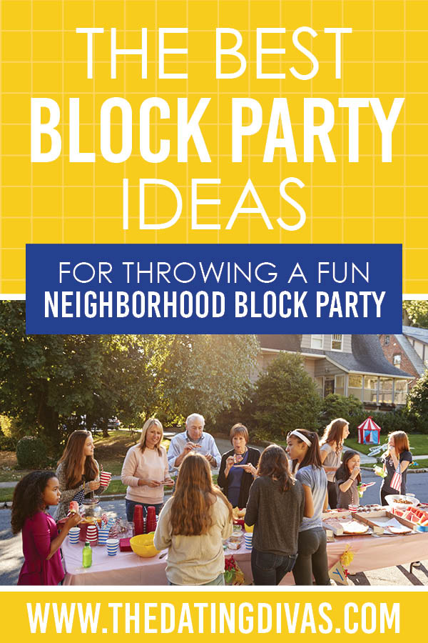 Block party ideas for throwing the best neighborhood block party! #BlockParty #NeighborhoodParty