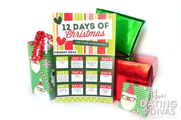 12 days of Christmas present ideas for husbands.