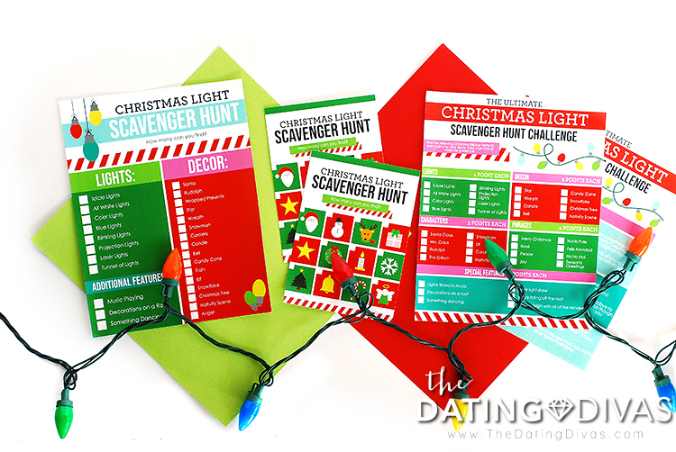 Christmas Lights Scavenger Hunt List Ideas With Printable