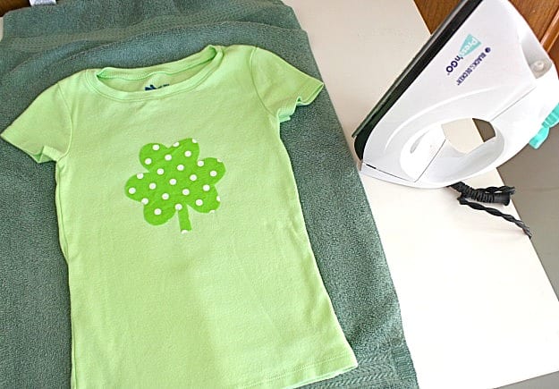 DIY your own St. Patrick's Day shirt.