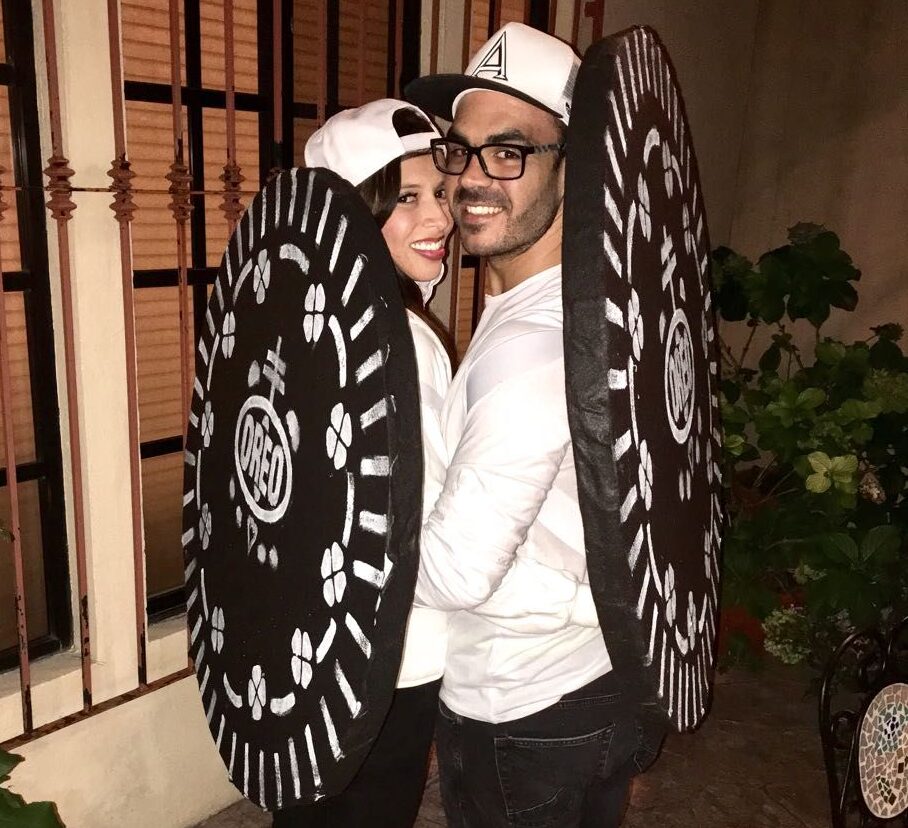 Oreo cookie couples costume idea for you. | The Dating Divas