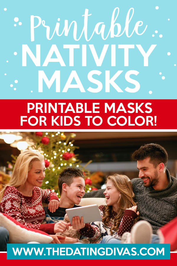 A classic Christmas tradition with a twist! Can't wait to use these nativity printable masks with my family this Christmas! :) #FreePrintableMasks 