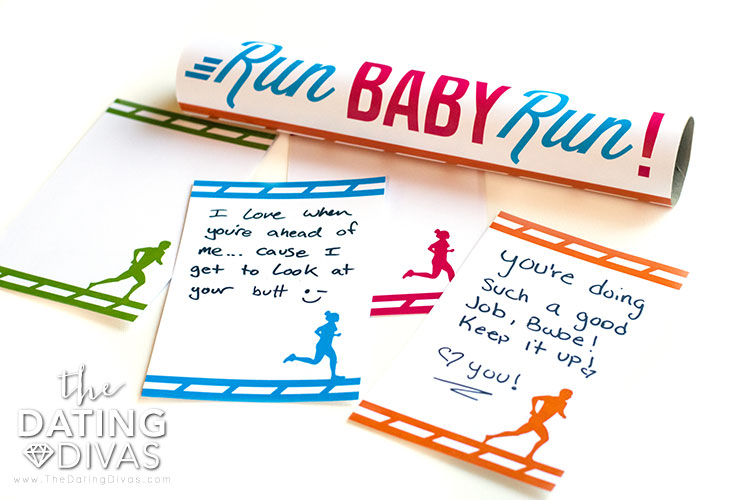 5k training notecards for your spouse.