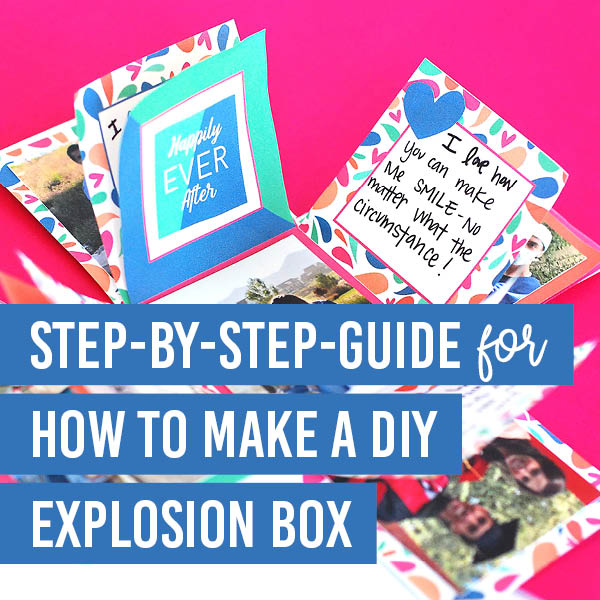 Exploding Box Diy Printable Template The Dating Divas