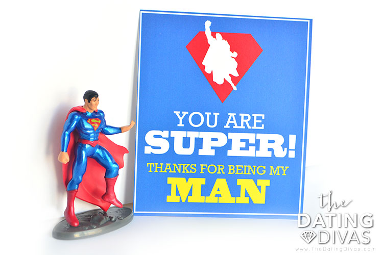 A super Cupid's Day note for a super man!