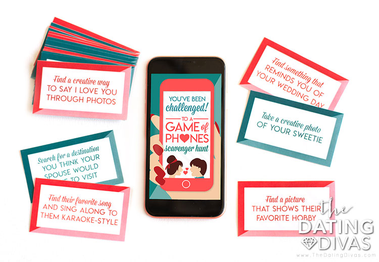 A fun phone card game to play with your spouse.