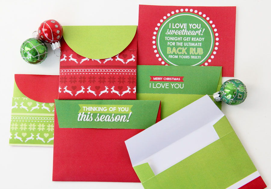 DIY Christmas Countdown Envelopes