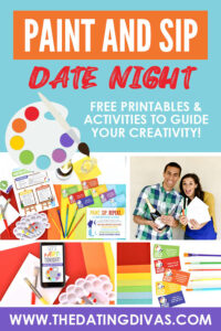 Paint and Sip Date Night Activity | The Dating Divas