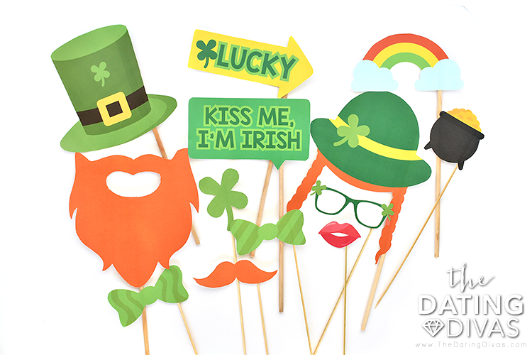 Free St. Patrick's Day Photo Booth Props