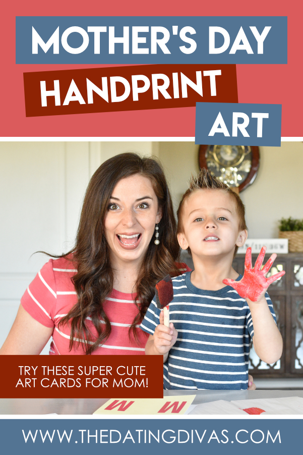 These Mother's Day handprint art ideas are ADORABLE!!! Can't wait to do this w/ my kiddo! #datingdivas #handprintart #handprintartforbabies