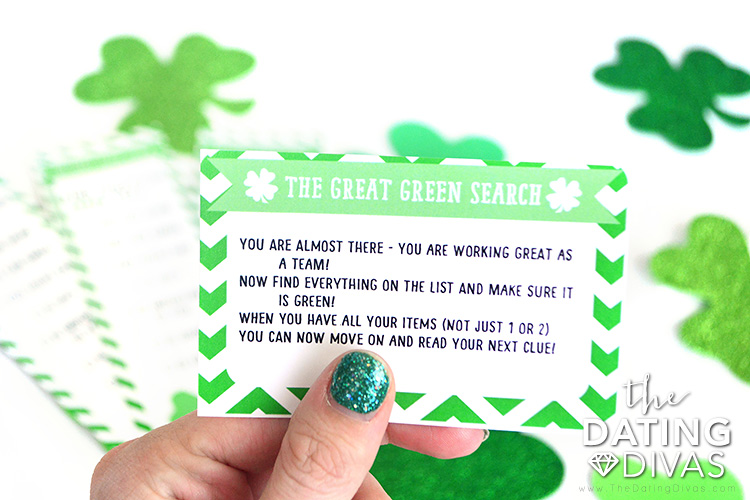 St. Patrick's Day Scavenger Hunt Clue Printables