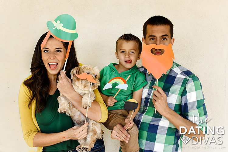 St. Patrick's Day Family Photo Booth