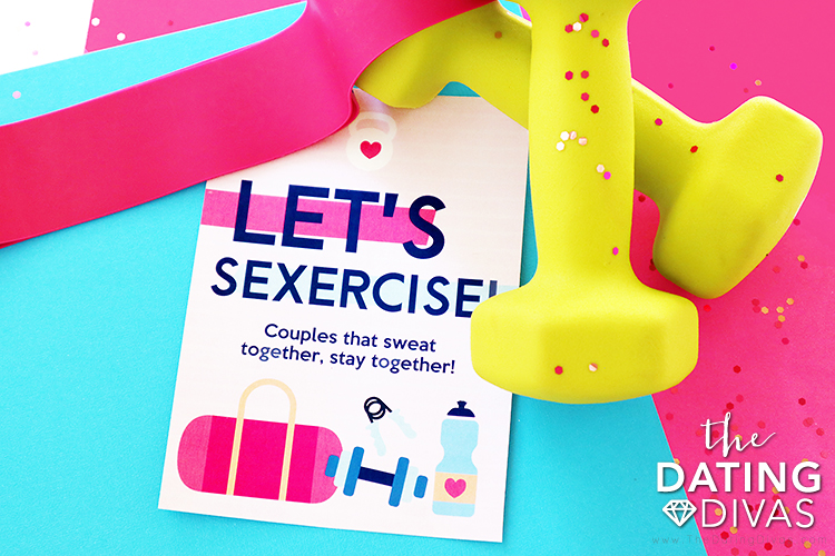 Free sexercise printables to invite your spouse on a sex workout date | The Dating Divas