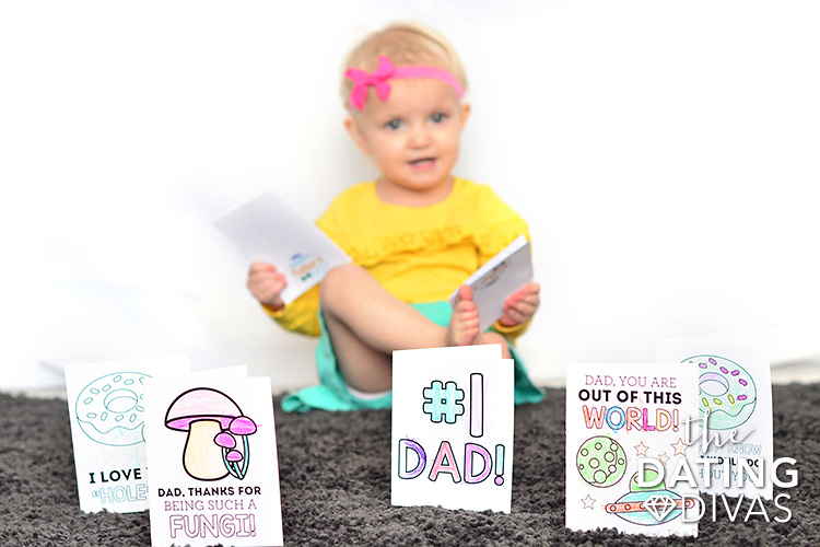 Printable Fathers Day Card to Color - 15