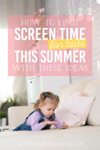 Totally using these ideas to help cut down my child's screen time! #screentime #kidssummeractivities #lessscreentime