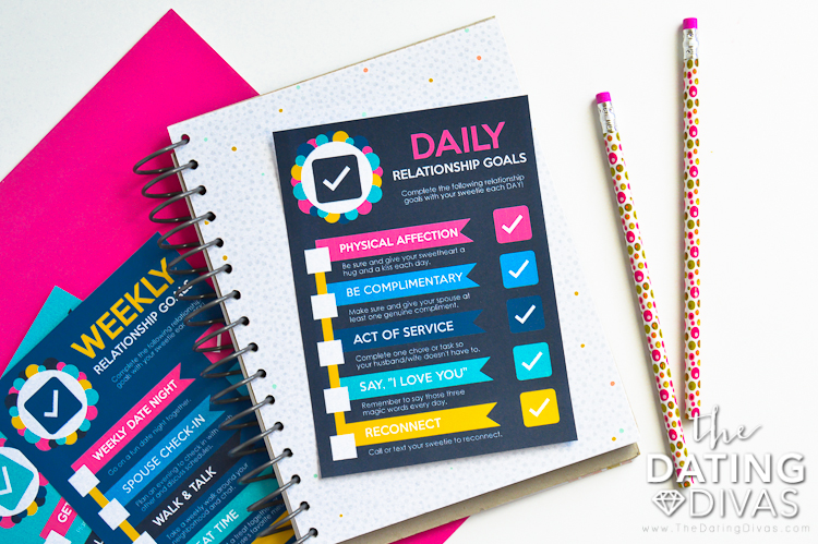 Daily Relationship Goals Printable Checklist