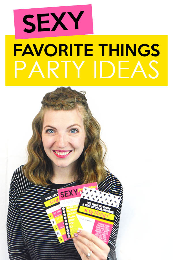 I've been looking for some favorite things party ideas and stumbled across this post... A Sexy Favorite Things Party! I can't wait to do this for a girls night!! #FavoriteThingsParty #GirlsNight