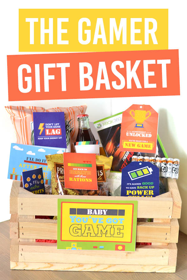 Can't wait to give this gamer gift basket to my gamer hubby. :) #gamerlove #gamergifts