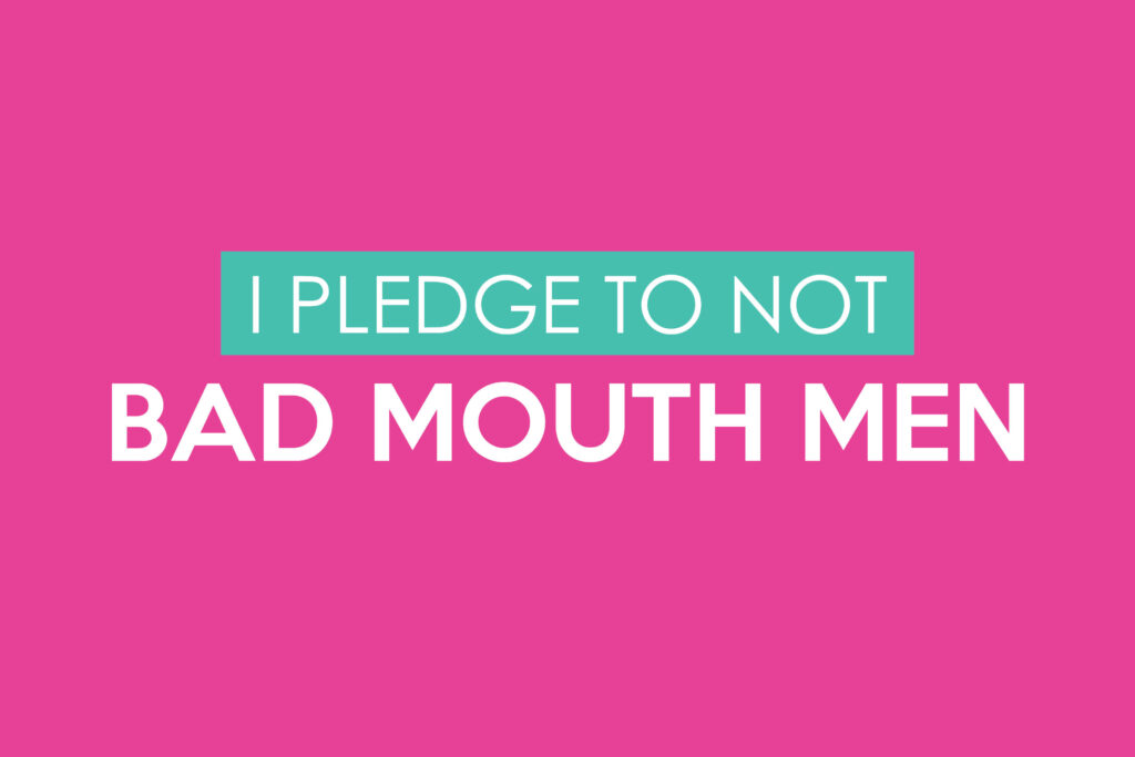Pledge to stop talking bad about your husband. | The Dating Divas