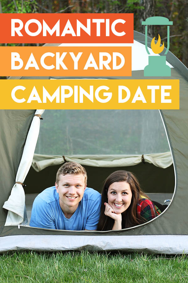 Backyard camping is so much fun!! I love the idea of making it into a date night! #backyardcamping #couplecamping