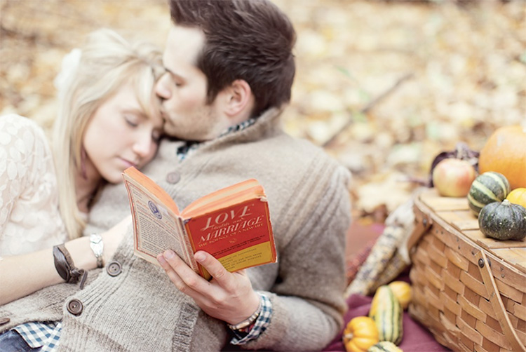 Use a book as a picture prop. | The Dating Divas