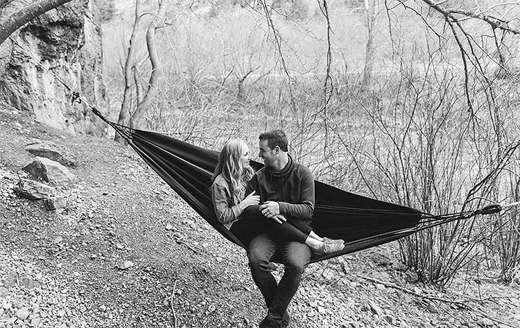 Hammocks make a great photo prop. | The Dating Divas