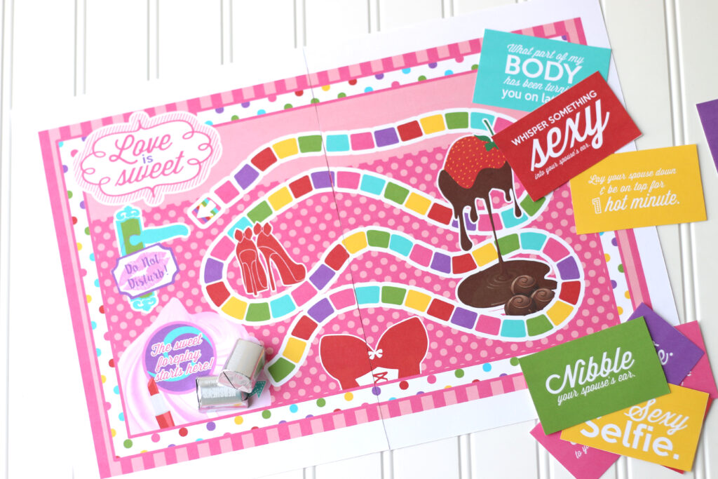 Love is Sweet game and anniversary gift idea for him. | The Dating Divas