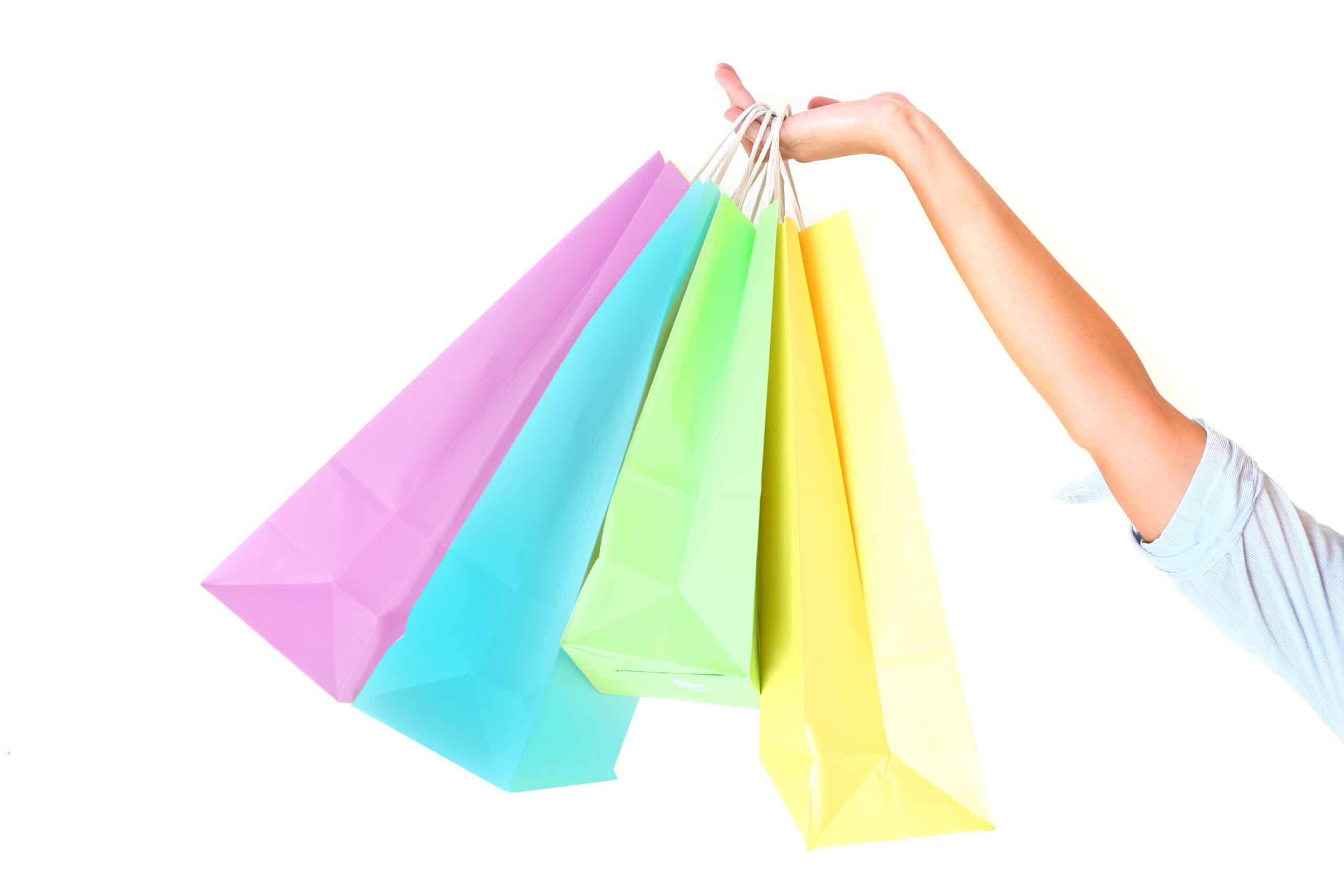 Bags for Minute to Win It Game - www.thedatingdivas.com Minute to Win It game using shopping bags | The Dating Divas