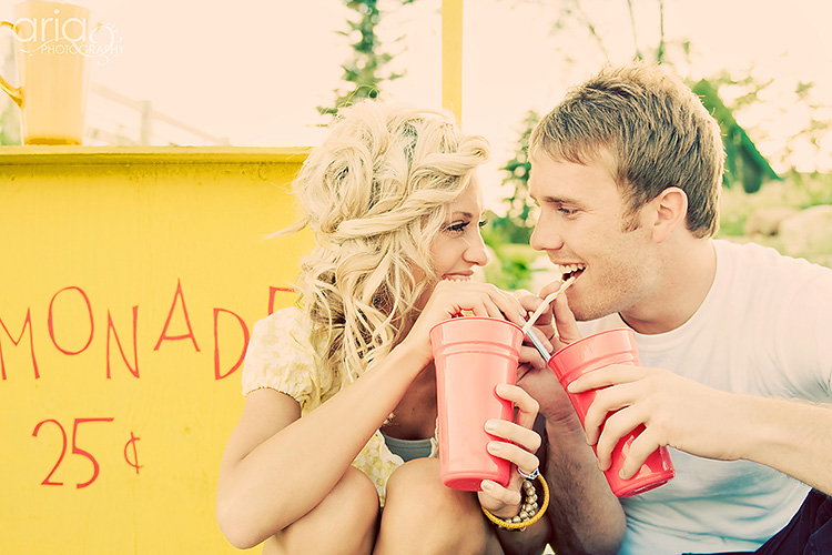 Sipping on drinks is a great couple picture idea. | The Dating Divas