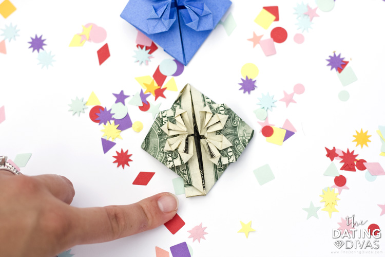 Origami out of a rectangle piece of paper or paper money. | The Dating Divas