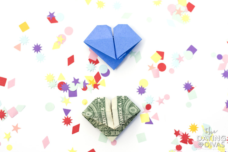 Easy ideas for how to make and origami heart out of paper | The Dating Divas