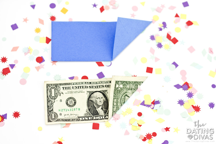 Best way to fold an origami dollar bill. | The Dating Divas