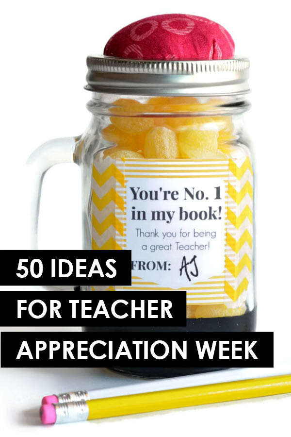 Teacher appreciation ideas are essential in this house! I'm always looking for good ideas to say thaks and www.TheDatingDivas.com totally came through for me. Can't wait to use #25 - so cute! #TeacherAppreciationIdeas #TeacherAppreciationWeek | The Dating Divas 