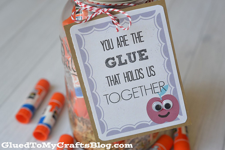 Glue is a great supply to give to your practical teacher this appreciation week. | The Dating Divas