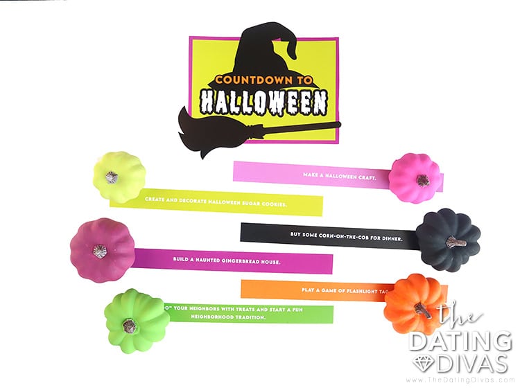 Halloween countdown ideas for a chainlink countdown. | The Dating Divas