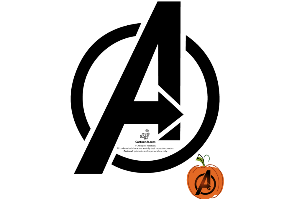 superman logo pumpkin stencil