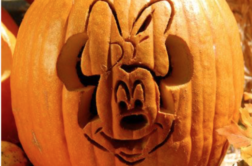 Minnie Mouse printable pumpkin pattern. | The Dating Divas