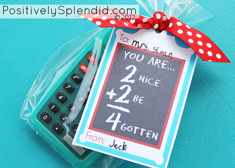 Give a personalized calculator for a practical teacher appreciation idea. | The Dating Divas
