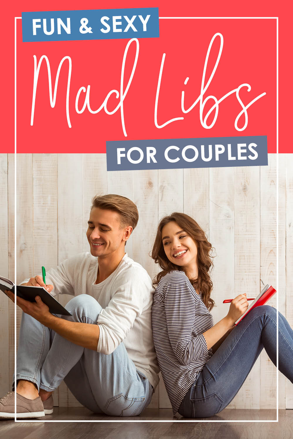 Turn up the heat in your marriage--while laughing like crazy together with sexy mad libs for adults! #madlibs #madlibsforadults #printablemadlibs