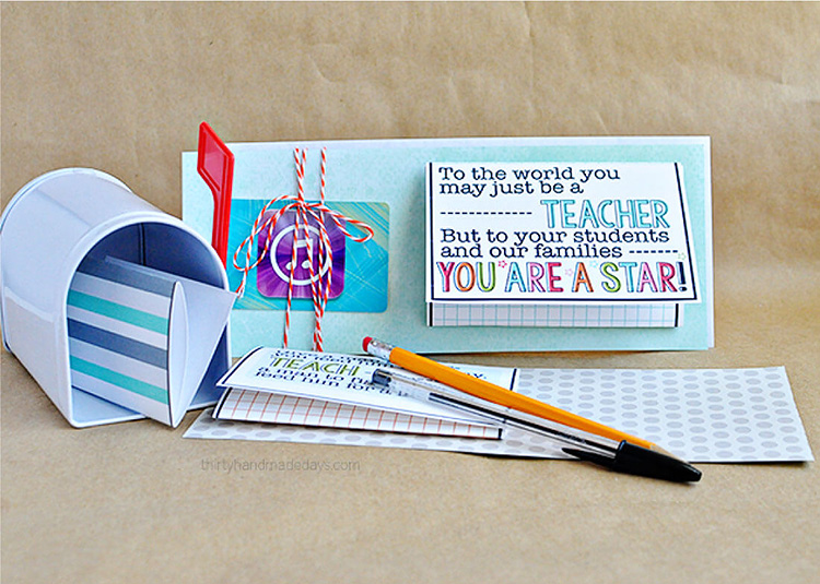 Another adorable idea for gift cards for the star teachers this Teacher Appreciation Week. | The Dating Divas