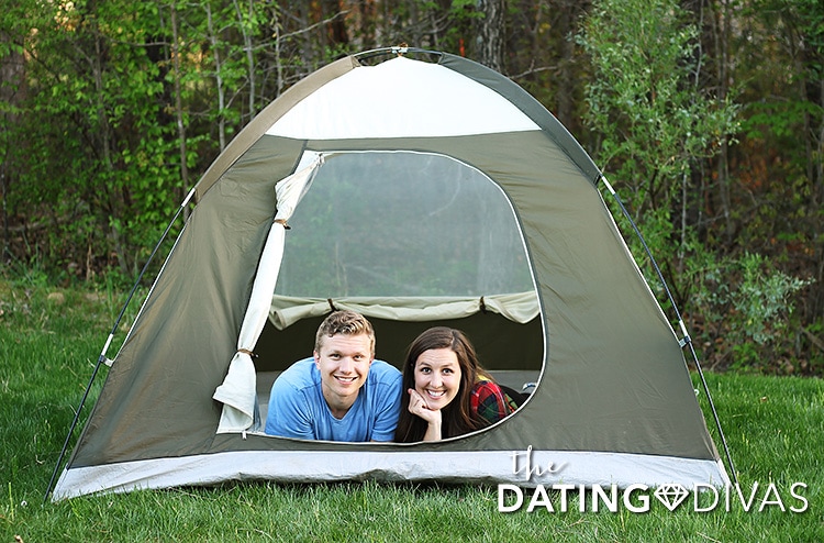 Enjoy backyard camping as an at-home date night idea | The Dating Divas 