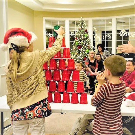 Festive Fun: Cup and Jingle Bell Holiday Game