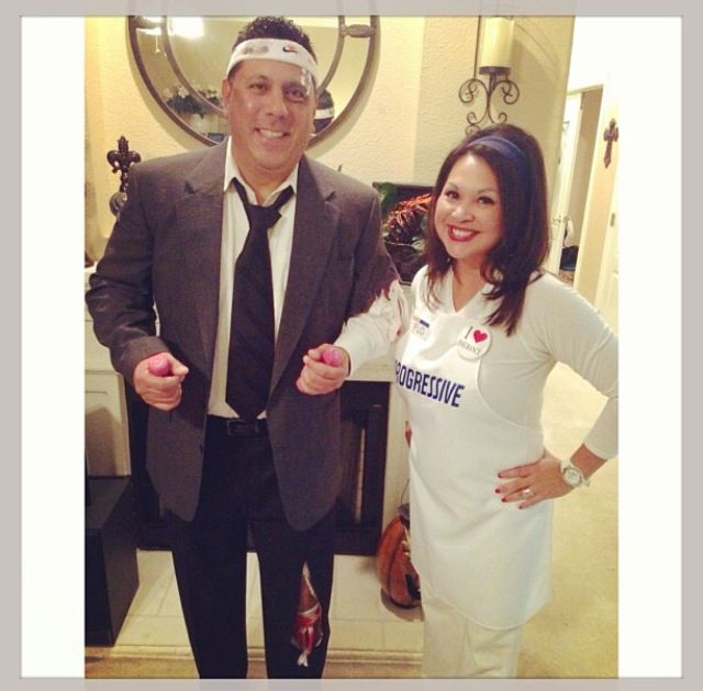 Funny couples costume. | The Dating Divas