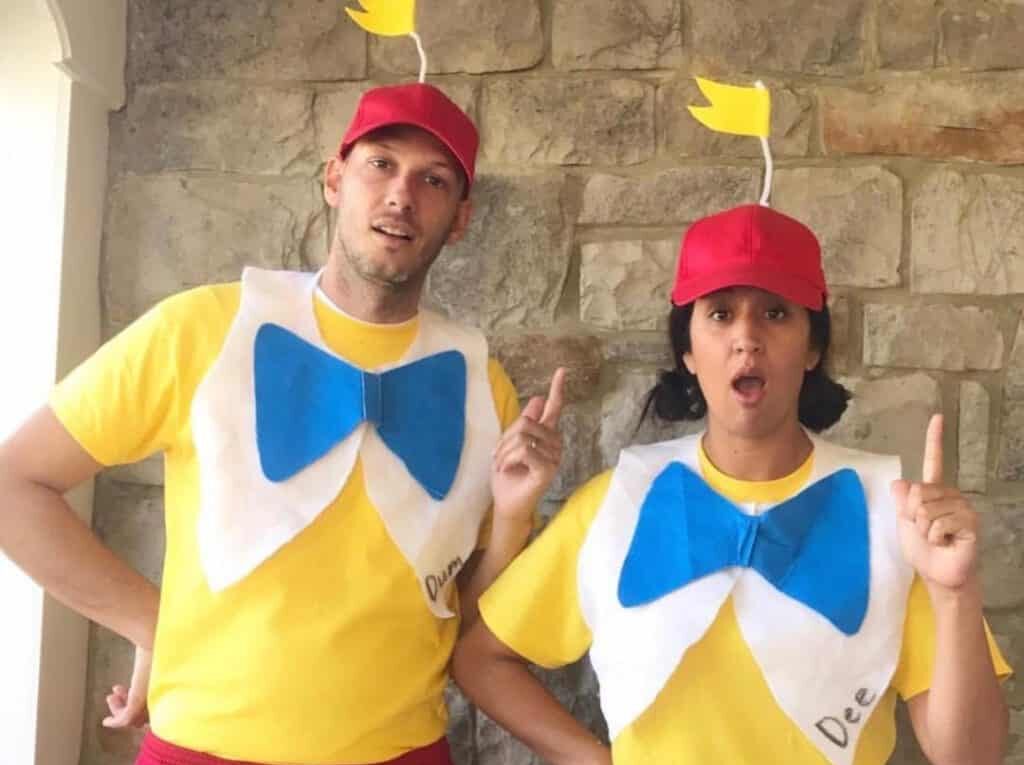 Tweedle Dee and Tweedle Dum Halloween costume for 2020. | The Dating Divas