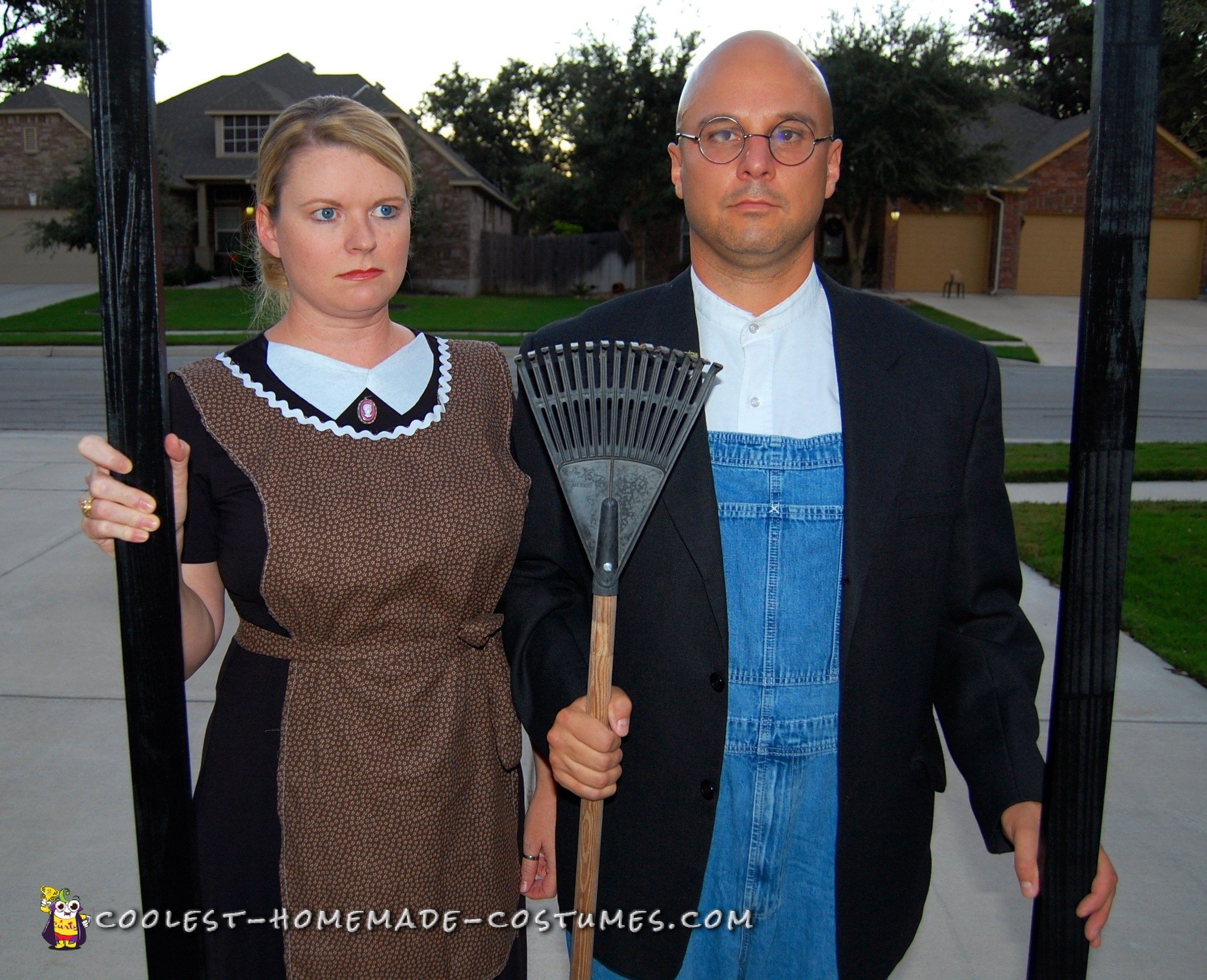 American gothic painting couples costume for you. | The Dating Divas