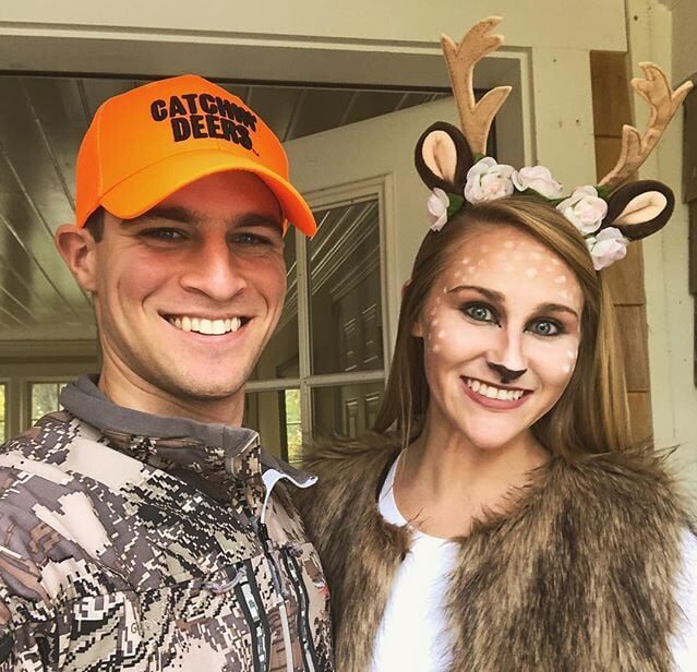 Hunter and deer costume idea for Halloween. | The Dating Divas