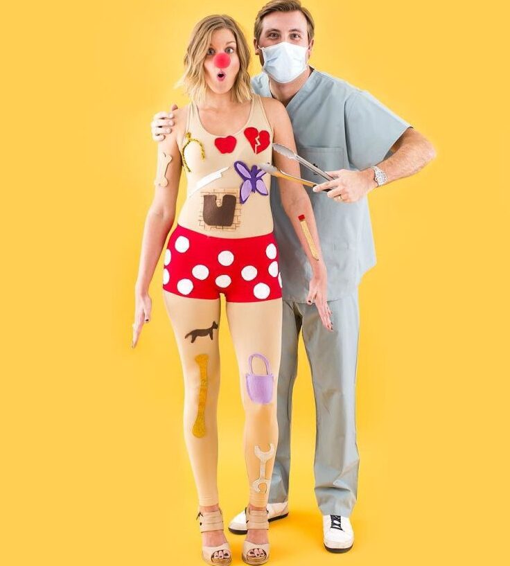 Operation game couples costume idea for you. | The Dating Divas