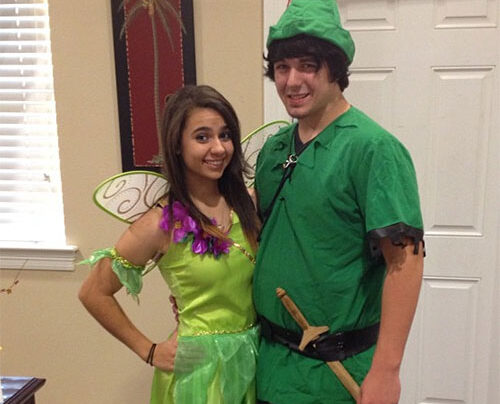 Peter Pan and Tinkerbell costume for 2020. | The Dating Divas